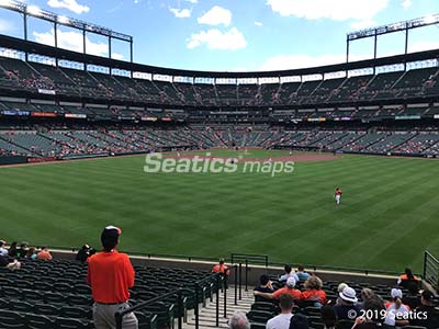 Section 92 at Oriole Park 