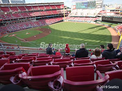 Section 304 at Great American Ball Park 